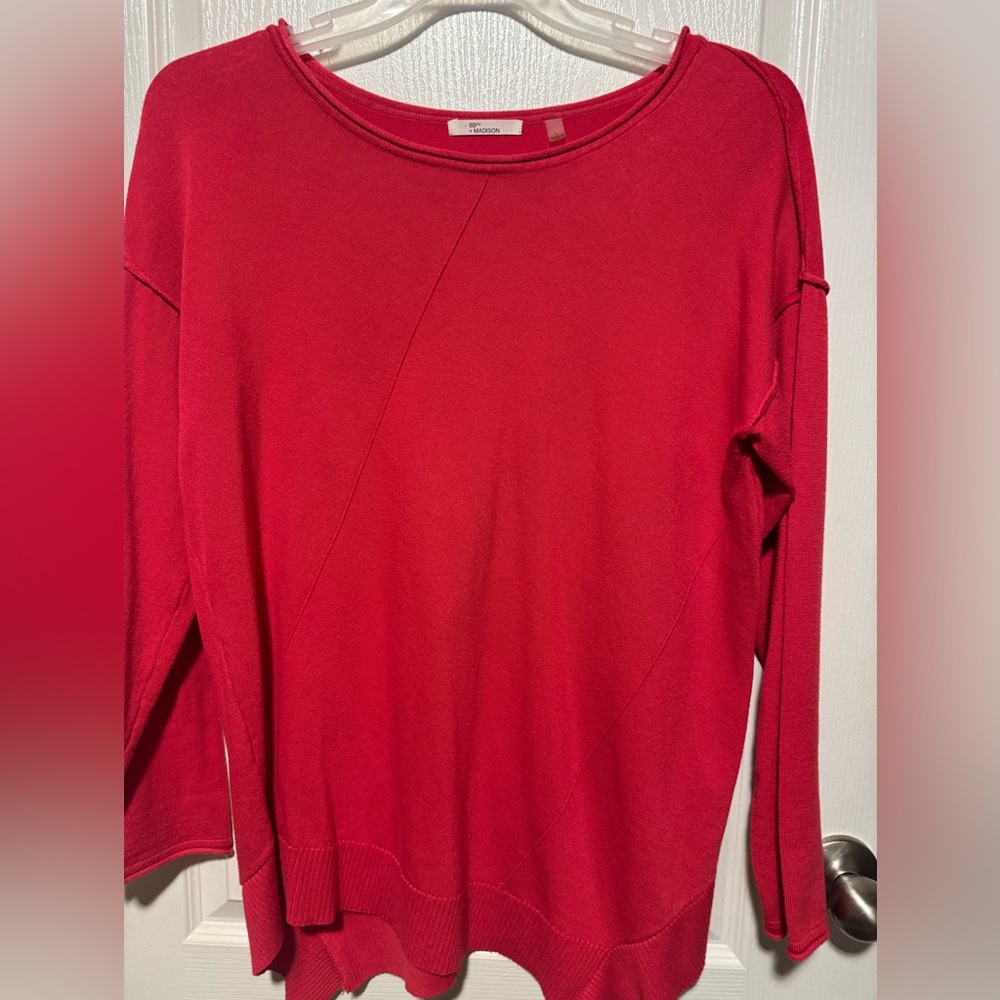 Red Long Sleeve Sweater